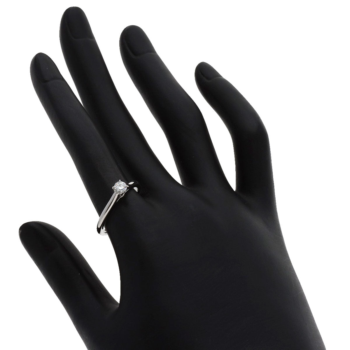 CARTIER Solitaire 1P Diamond #54 Ring Platinum PT950 Ladies [Used]