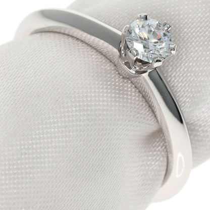 TIFFANY&Co. Solitaire Diamond Knife Edge F-IF-VG Ring Platinum PT950 Ladies [Used]