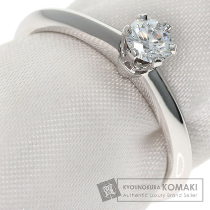 TIFFANY&Co. Solitaire Diamond Knife Edge F-IF-VG Ring Platinum PT950 Ladies [Used]