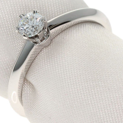 TIFFANY&Co. Solitaire Diamond Knife Edge F-IF-VG Ring Platinum PT950 Ladies [Used]
