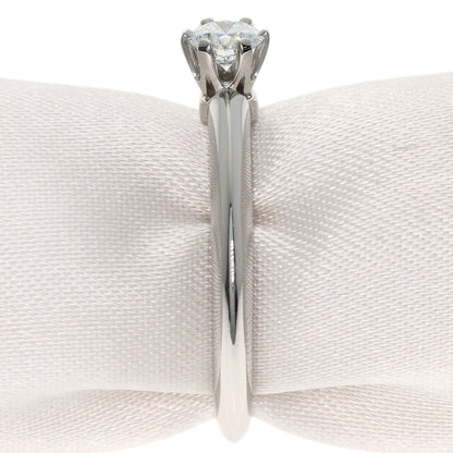 TIFFANY&Co. Solitaire Diamond Knife Edge F-IF-VG Ring Platinum PT950 Ladies [Used]