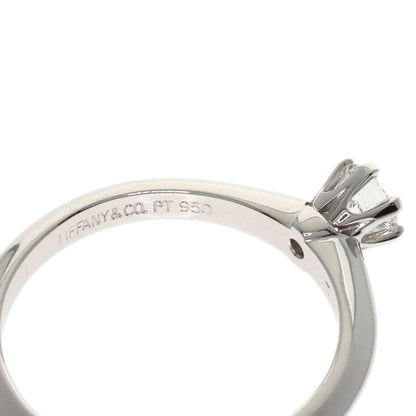 TIFFANY&Co. Solitaire Diamond Knife Edge F-IF-VG Ring Platinum PT950 Ladies [Used]
