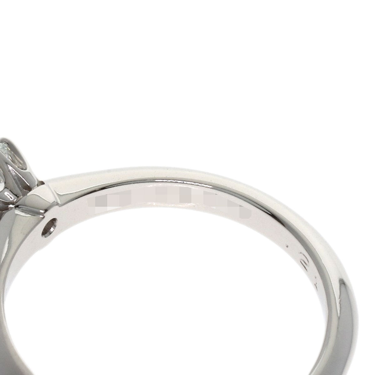 TIFFANY&Co. Solitaire Diamond Knife Edge F-IF-VG Ring Platinum PT950 Ladies [Used]