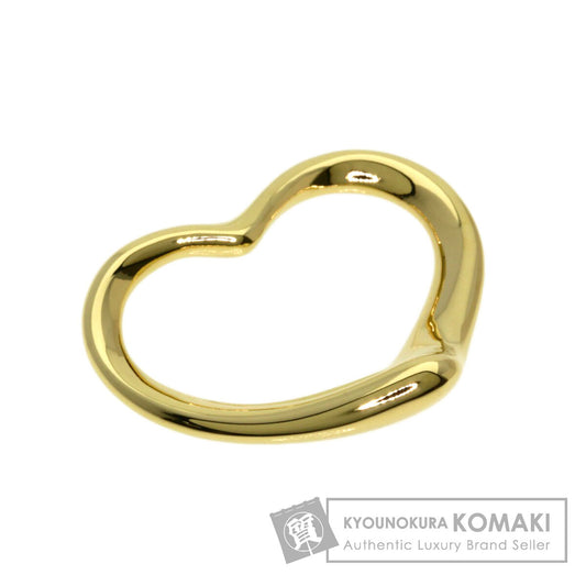 TIFFANY&Co. Open heart Pendant top K18 Yellow Gold Ladies [Used]
