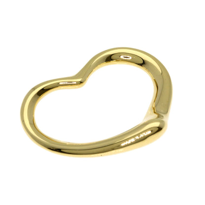 TIFFANY&Co. Open Heart TOP Pendant top K18 Yellow Gold Ladies [Used]