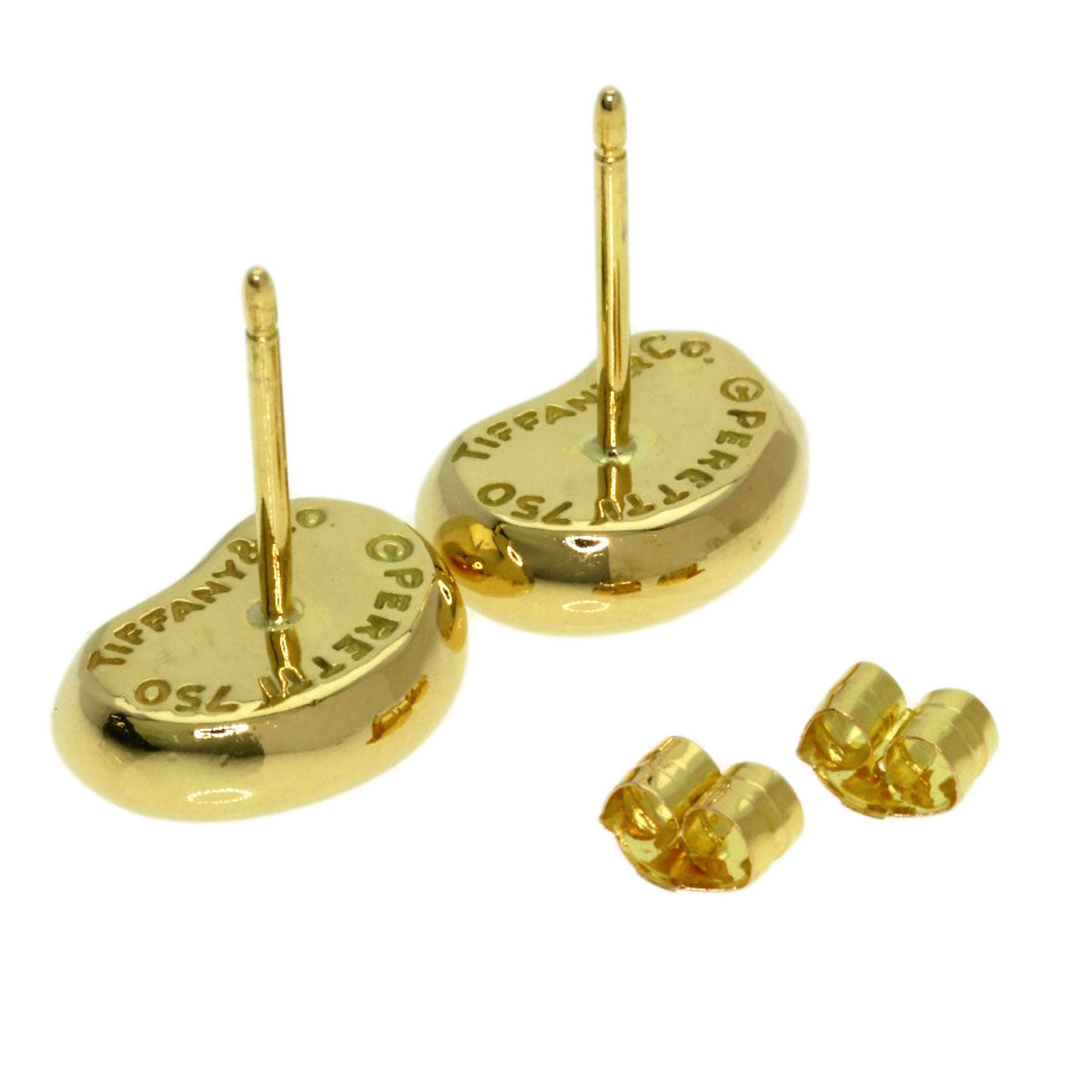 TIFFANY&Co. Bean earring K18 Yellow Gold Ladies [Used]
