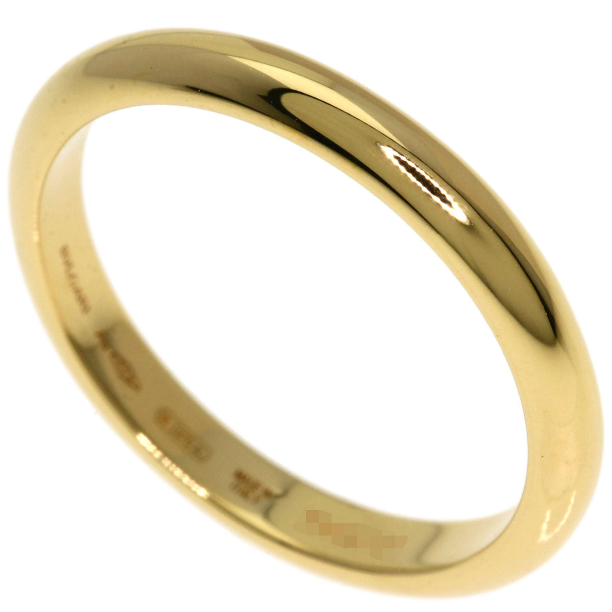 BVLGARI wedding Ring K18 Yellow Gold Ladies [Used]