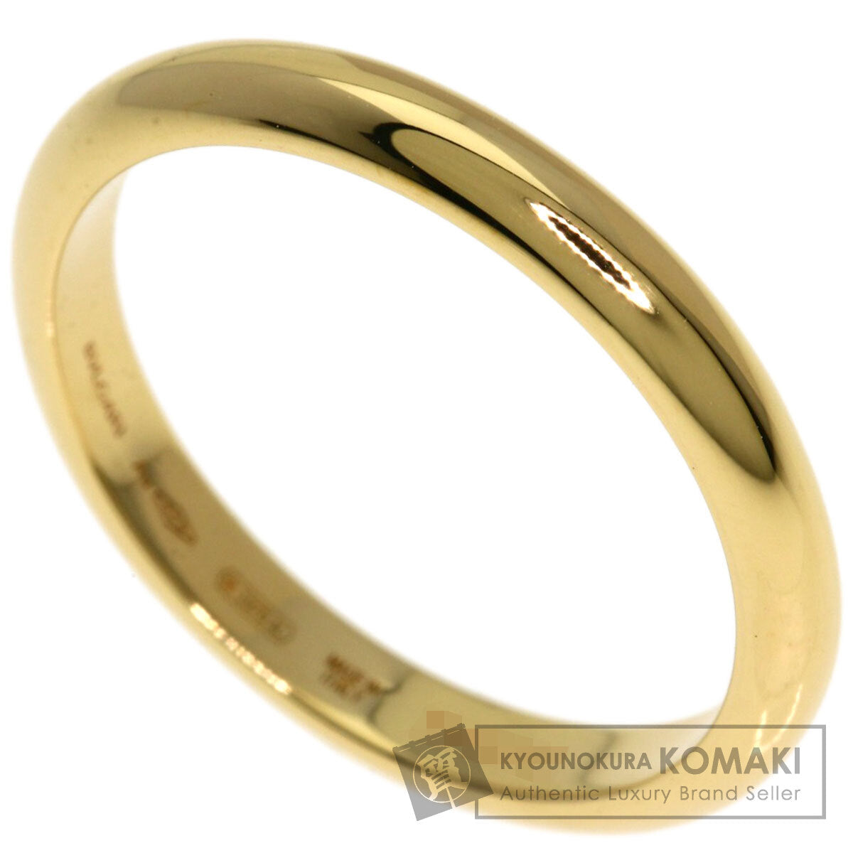 BVLGARI wedding Ring K18 Yellow Gold Ladies [Used]