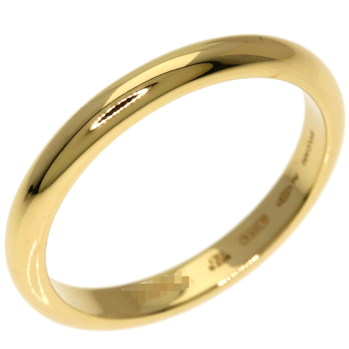 BVLGARI wedding Ring K18 Yellow Gold Ladies [Used]