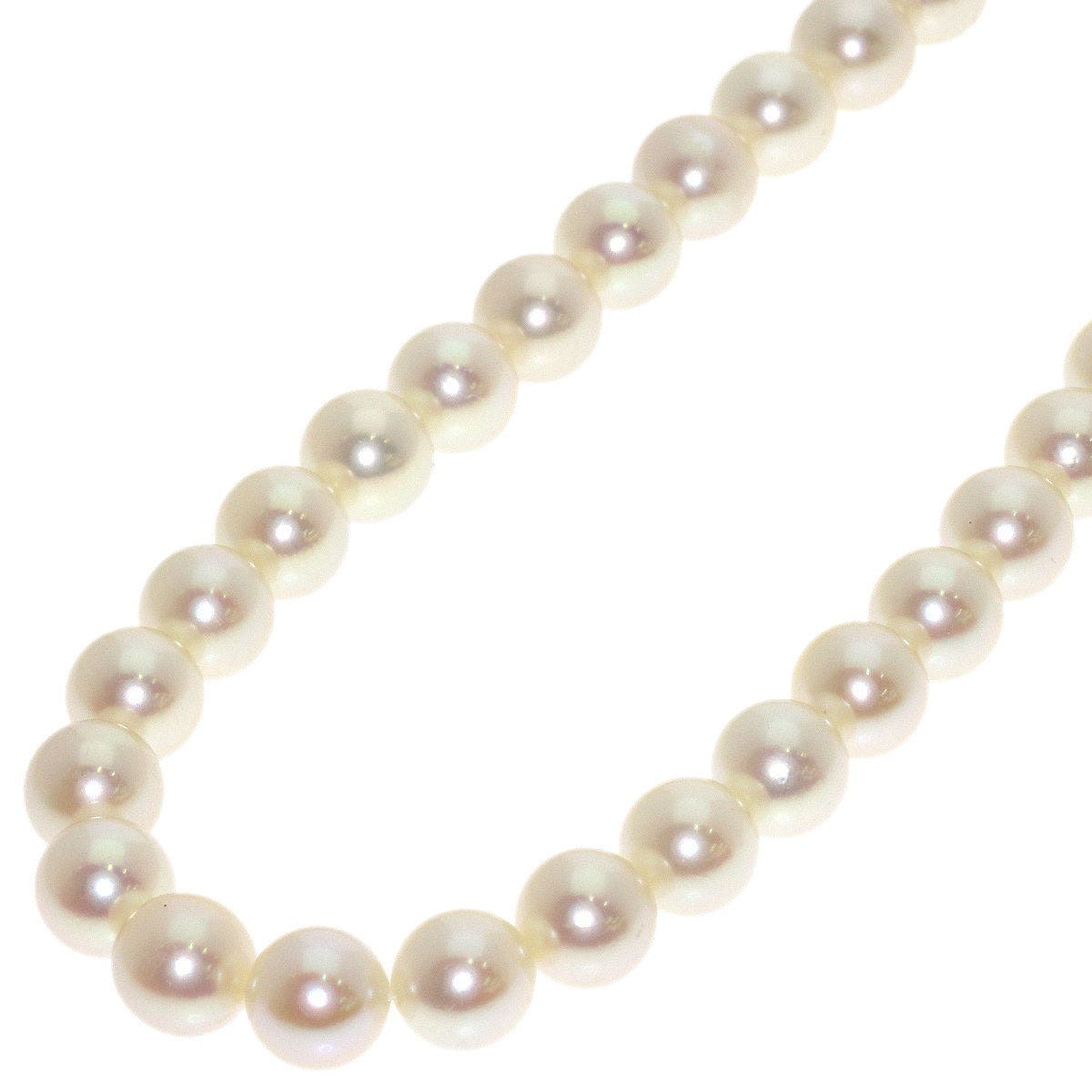 MIKIMOTO Pearl Pearl Necklace K14 White Gold Ladies [Used]