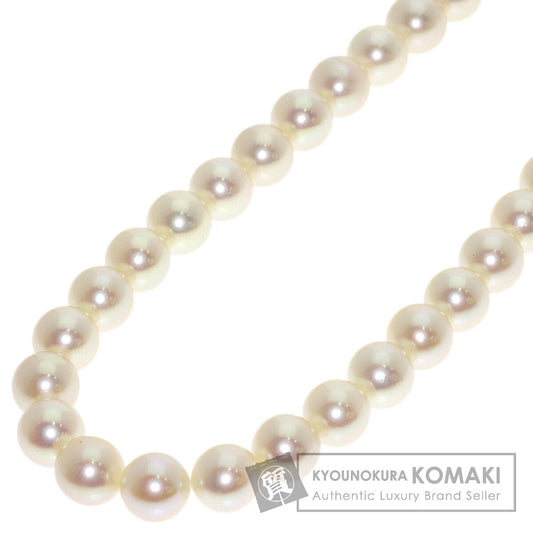 MIKIMOTO Pearl Pearl Necklace K14 White Gold Ladies [Used]