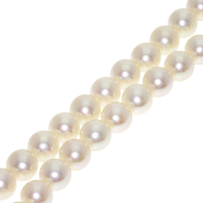 MIKIMOTO Pearl Pearl Necklace K14 White Gold Ladies [Used]