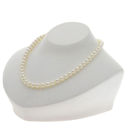 MIKIMOTO Pearl Pearl Necklace K14 White Gold Ladies [Used]