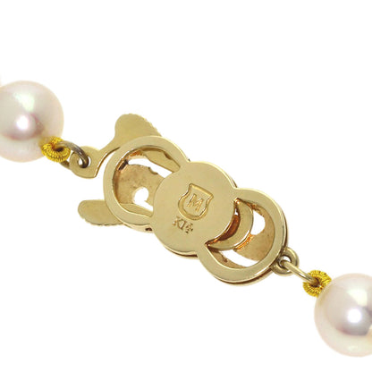 MIKIMOTO Pearl Pearl Long Necklace K14 Yellow Gold Ladies [Used]
