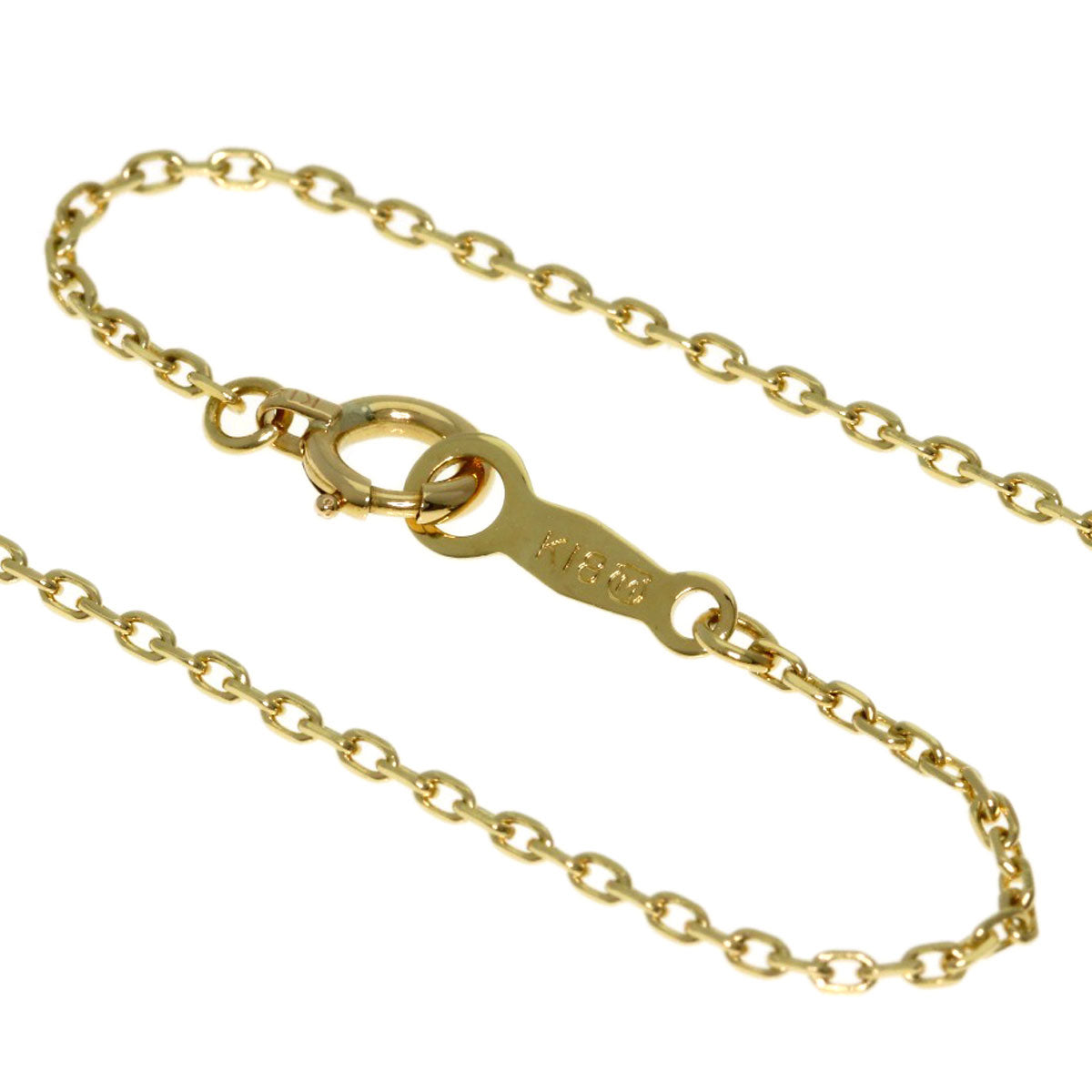 MIKIMOTO Pearl Pearl Initial K Necklace K18 Yellow Gold Ladies [Used]