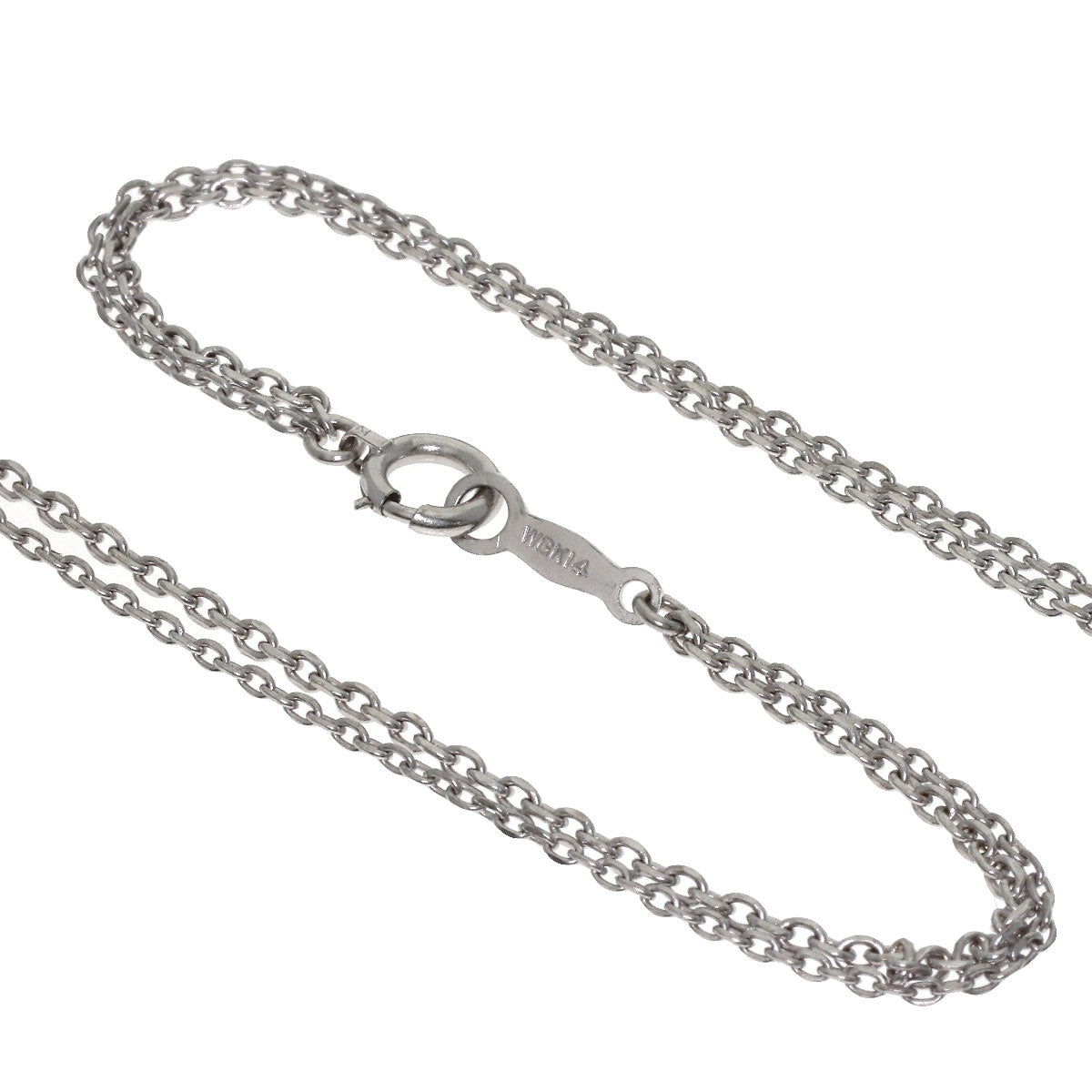 MIKIMOTO Station Pearl Pearl Necklace K14 White Gold Ladies [Used]