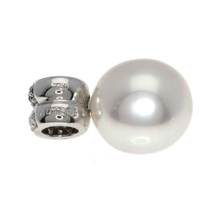 Pearl Pearl Diamond AUTORE Pendant top K18 White Gold 4.5g　Ladies