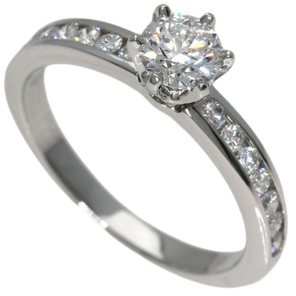 TIFFANY&Co. Solitaire Diamond Ring Platinum PT950 Ladies [Used]
