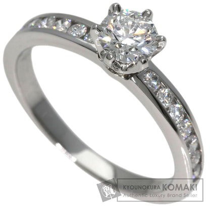 TIFFANY&Co. Solitaire Diamond Ring Platinum PT950 Ladies [Used]