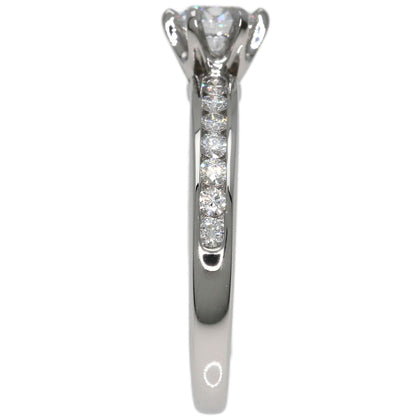 TIFFANY&Co. Solitaire Diamond Ring Platinum PT950 Ladies [Used]