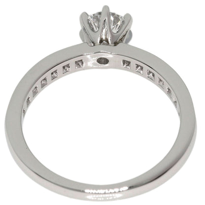 TIFFANY&Co. Solitaire Diamond Ring Platinum PT950 Ladies [Used]