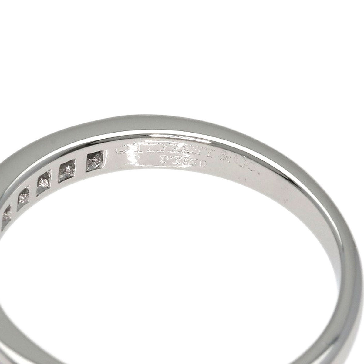 TIFFANY&Co. Solitaire Diamond Ring Platinum PT950 Ladies [Used]