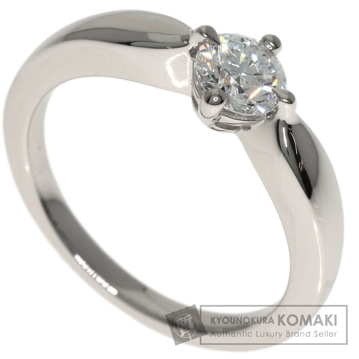 BVLGARI Dedicata Diamond D-VVS2-EX Ring Platinum PT950 Ladies [Used]