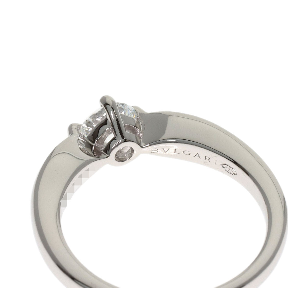 BVLGARI Dedicata Diamond D-VVS2-EX Ring Platinum PT950 Ladies [Used]
