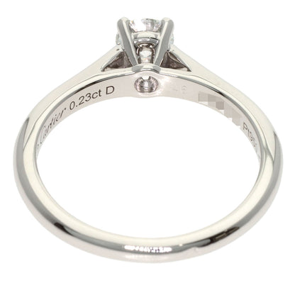 CARTIER Solitaire Diamond # 46 Ring Platinum PT950 Ladies [Used]