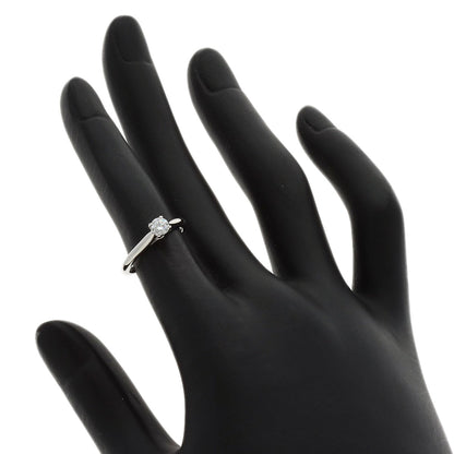 CARTIER Solitaire Diamond # 46 Ring Platinum PT950 Ladies [Used]
