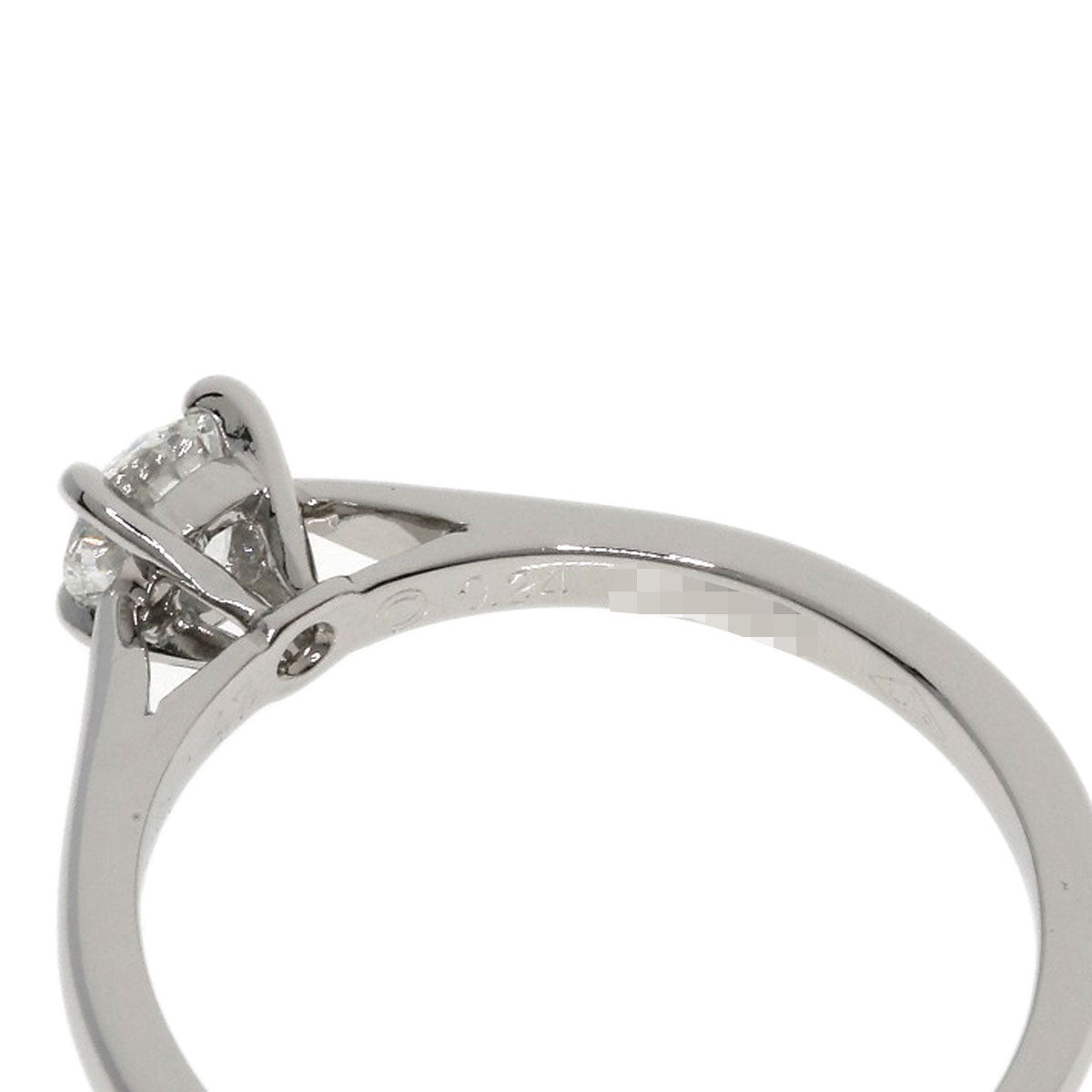 CARTIER Solitaire Diamond # 47 Ring Platinum PT950 Ladies [Used]