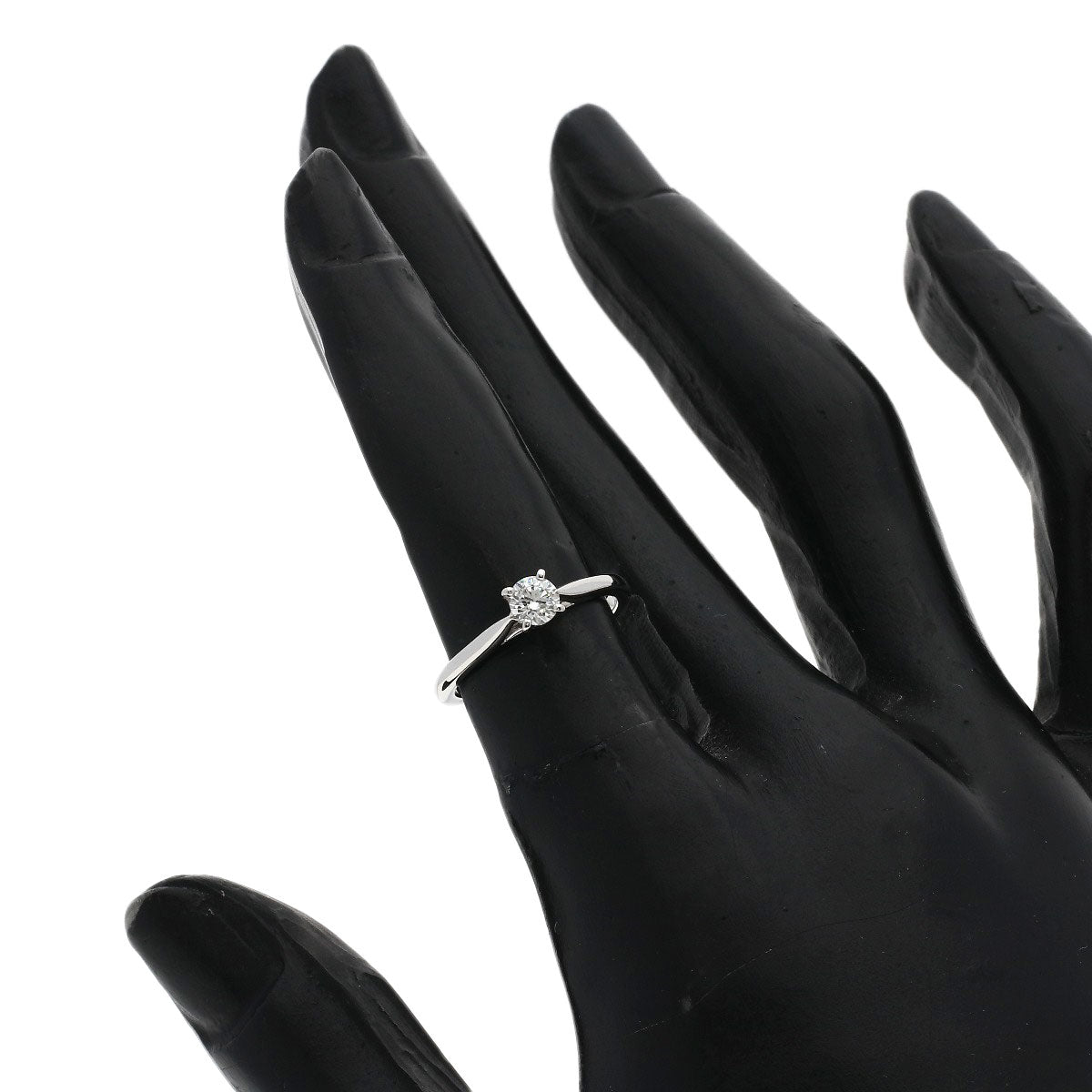 CARTIER Solitaire Diamond # 47 Ring Platinum PT950 Ladies [Used]