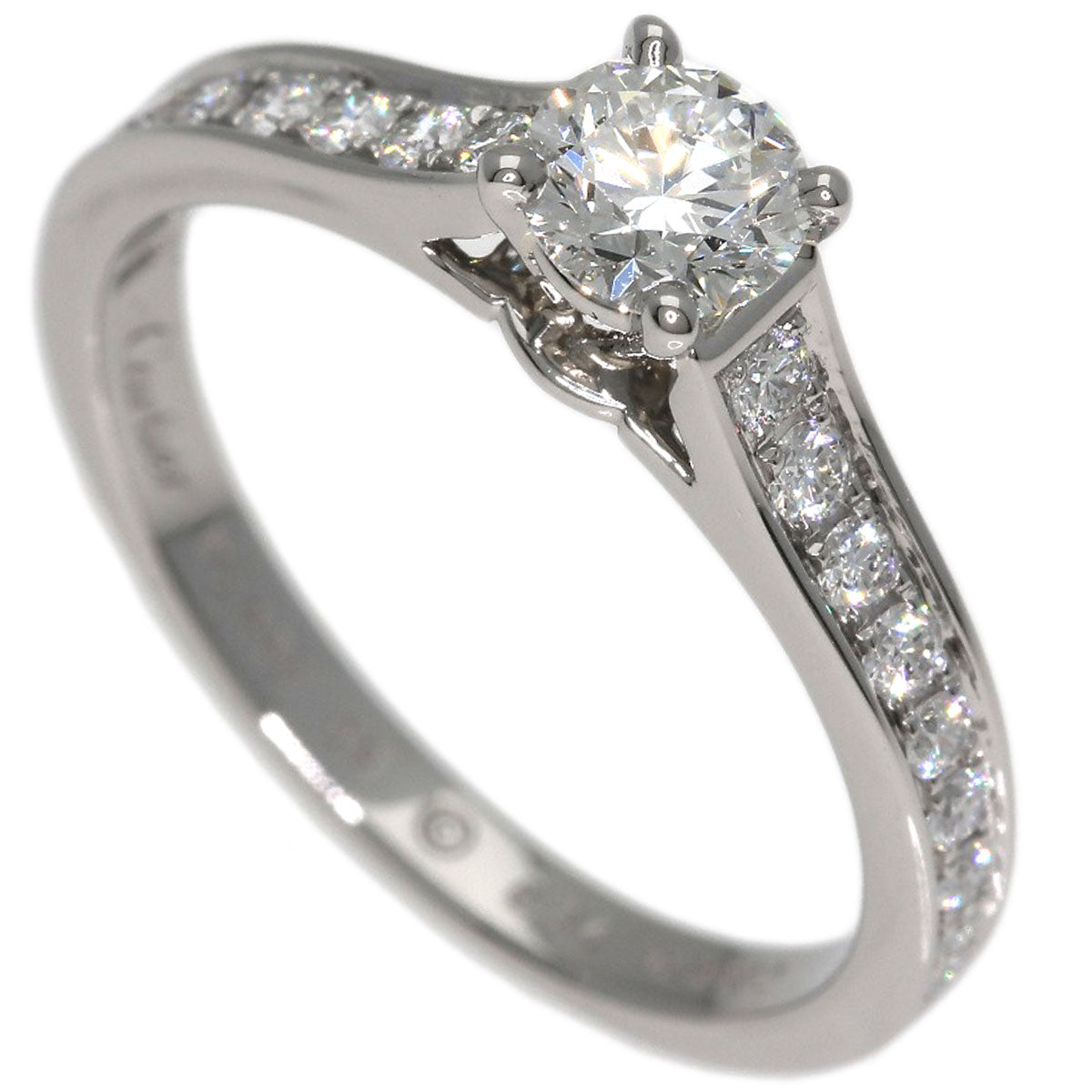 CARTIER Solitaire Diamond # 49 Ring Platinum PT950 Ladies [Used]