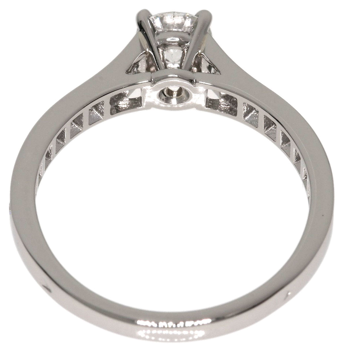 CARTIER Solitaire Diamond # 49 Ring Platinum PT950 Ladies [Used]