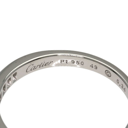 CARTIER Solitaire Diamond # 49 Ring Platinum PT950 Ladies [Used]