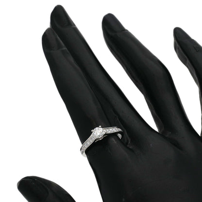 CARTIER Solitaire Diamond # 49 Ring Platinum PT950 Ladies [Used]