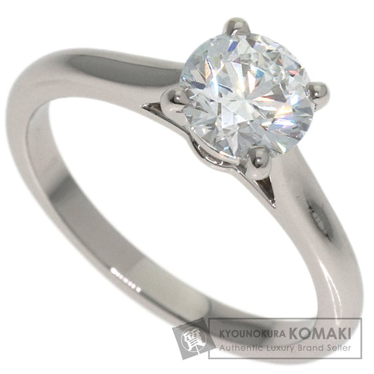 CARTIER Solitaire 1P Diamond #47 Ring Platinum PT950 Ladies [Used]