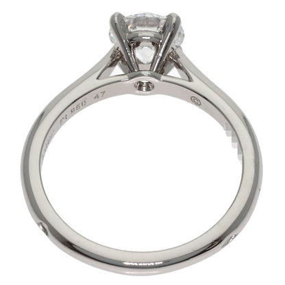 CARTIER Solitaire 1P Diamond #47 Ring Platinum PT950 Ladies [Used]