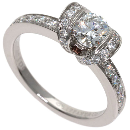 TIFFANY&Co. Ribbon Diamond Ring Platinum PT950 Ladies [Used]