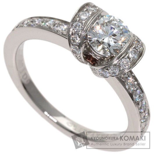 TIFFANY&Co. Ribbon Diamond Ring Platinum PT950 Ladies [Used]