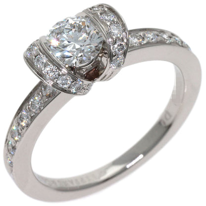 TIFFANY&Co. Ribbon Diamond Ring Platinum PT950 Ladies [Used]