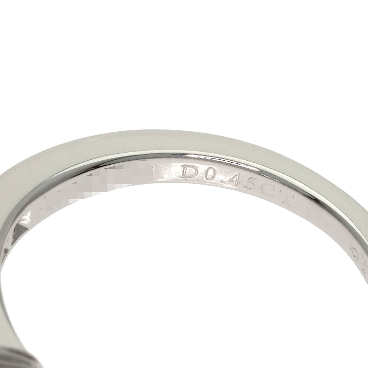 TIFFANY&Co. Ribbon Diamond Ring Platinum PT950 Ladies [Used]