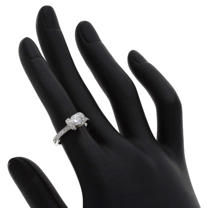 TIFFANY&Co. Ribbon Diamond Ring Platinum PT950 Ladies [Used]