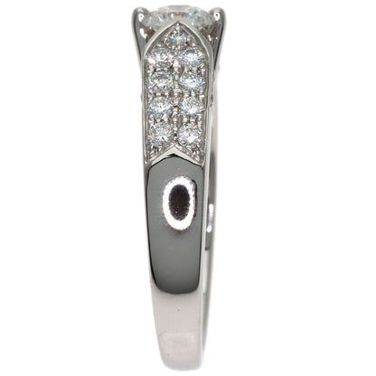 Chaumet Plume de Chaumet Diamond Ring Platinum PT950 Ladies [Used]