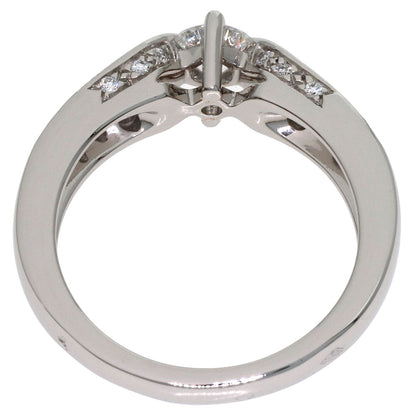 Chaumet Plume de Chaumet Diamond Ring Platinum PT950 Ladies [Used]