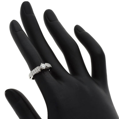 Chaumet Plume de Chaumet Diamond Ring Platinum PT950 Ladies [Used]