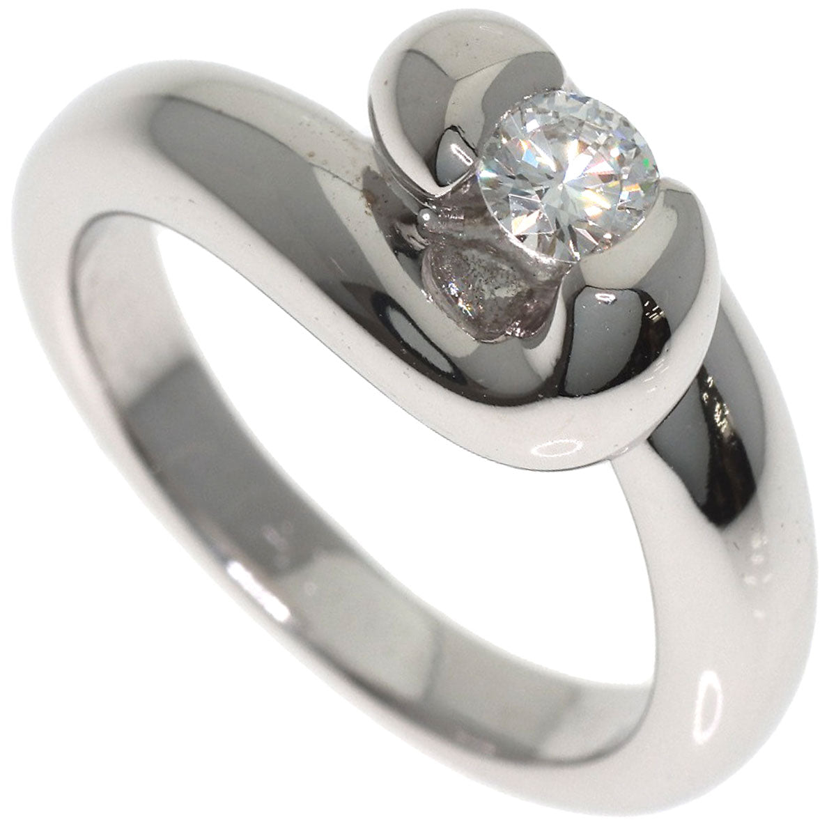Chaumet Turban Diamond Ring K18 White Gold Ladies [Used]