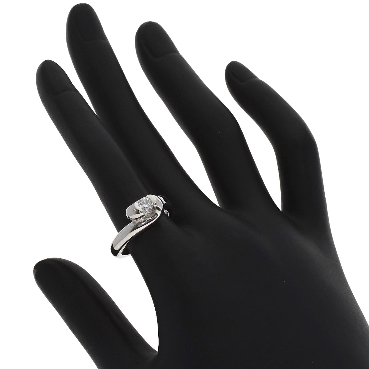 Chaumet Turban Diamond Ring K18 White Gold Ladies [Used]