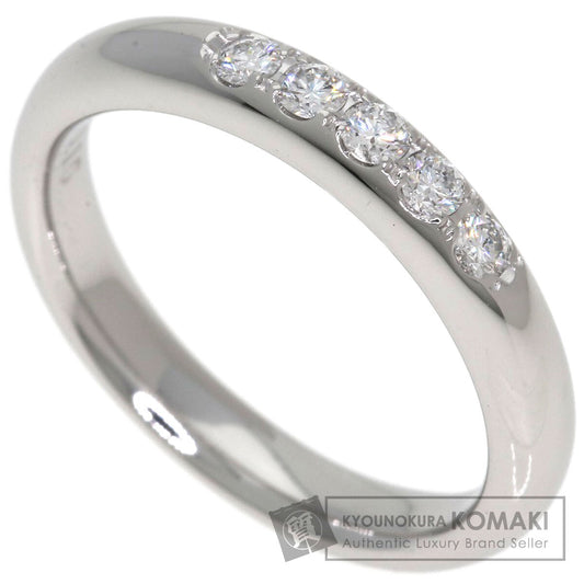 MIKIMOTO Wedding 5P Diamond Ring Platinum PT950 Ladies [Used]