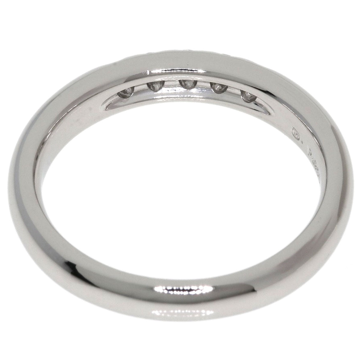 MIKIMOTO Wedding 5P Diamond Ring Platinum PT950 Ladies [Used]